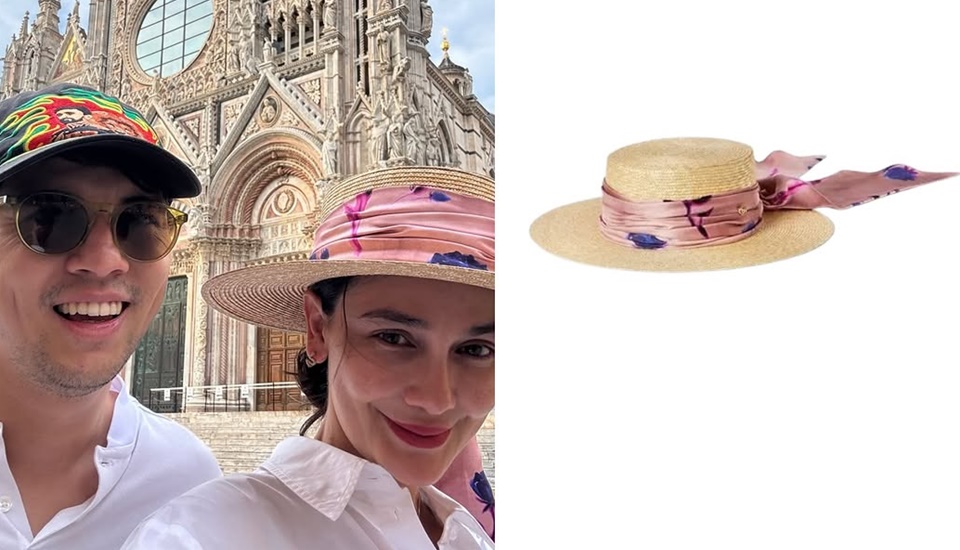 Luna Maya Pakai Topi Jerami dari GUCCI Seharga Rp13,6 Juta [Instagram]